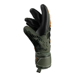 Reusch - JUNIOR Attrakt Freegel Silver Finger Support Green -Sports-Football 53720305555 2