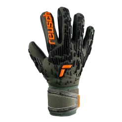 Reusch - JUNIOR Attrakt Freegel Silver Finger Support Green -Sports-Football 53720305555 3