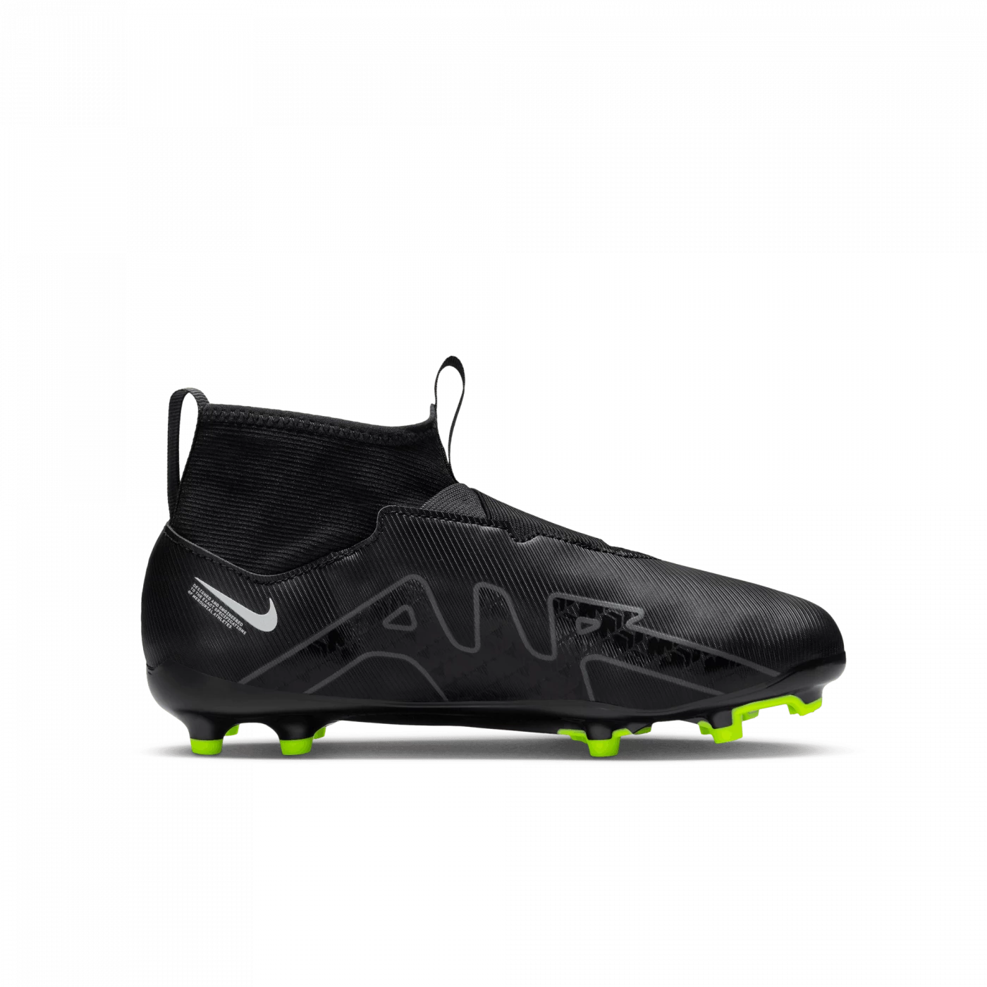 Nike - JUNIOR Zoom Mercurial Superfly 9 Academy FG/MG Black Pack 10 Nike - JUNIOR Zoom Mercurial Superfly 9 Academy FG/MG Black Pack - Image 8