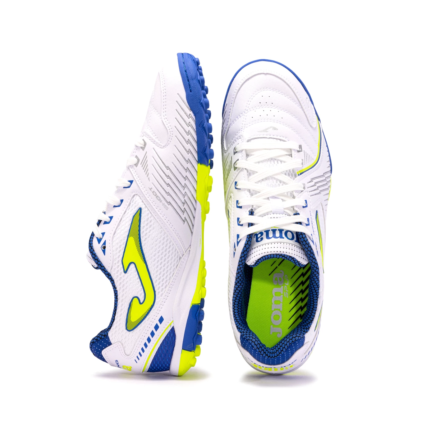 Joma - Dribling 23 TF White Blu Navy 4 Joma - Dribling 23 TF White Blu Navy - Image 2